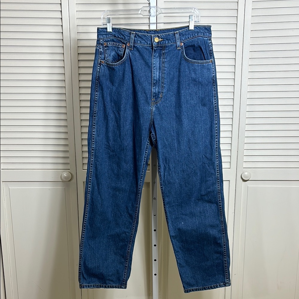 B Sides Medium Wash Blue Straight Jeans Size 31